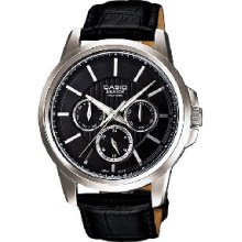 Casio Beside Multiple Dial Gents Quartz Watch BEM-307L-1A BEM307L