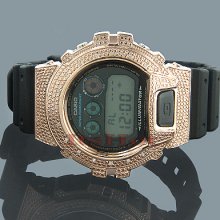 Casio G-Shock Diamond Watch 0.15ct Rose. DW-6900