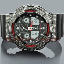 Casio G-Shock Diamond Watch GA100 5.60ct