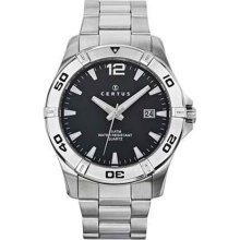 Certus Men's Black Dial Date Watch ...