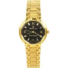 Charlie Jill Women's 'Miss Royal' Goldtone Watch (WAT2456M-BKGD)