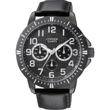 Citizen Black Leather Watch