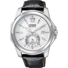 Citizen BV1090-06A Eco-Drive Stainless Steel Case Silver Dial Date