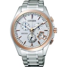 Citizen Ebs74-5102 Exceed Eco Drive Solar Atomic Perfex Multi 3000 Watch