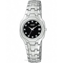 Citizen Eco-Drive Diamond Ladies Watch EW1250-54G