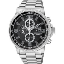 Citizen Eco-Drive NightHawk Chronograph Mens Watch CA0290-51E