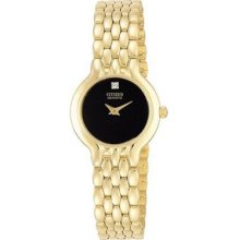 Citizen Eco-Drive Quartz Gold Stainless Steel Women's Watch EN0012-54G