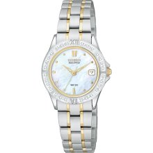 Citizen EW1714-55D Women's Elektra Two Tone Diamond Watch