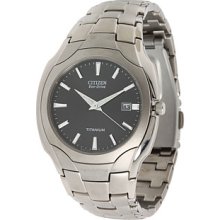 Citizen Mens Eco Drive Titanium Watch BM6560-54H