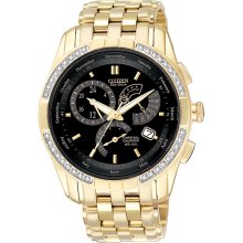 Citizen Men's Gold Tone 8700 Calibre Perpetual Calendar Diamonds BL8042-54E