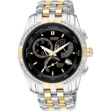 Citizen Men's Two Tone 8700 Calibre Perpetual Calendar with Diamonds BL8044-59E