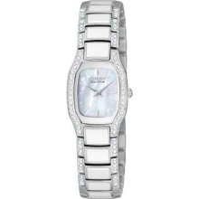 Citizen Women's Eco-Drive Normandie White Resin Watch #Ew9780-81D