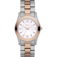 DKNY Silver Dial Two-tone Ladies Watch NY8232 ...