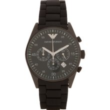 Emporio Armani Mens Green Chronograph Watch Ar5922