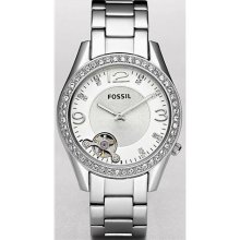 Fossil Automatic Crystal 100 Meter Ladies Watch Me1107