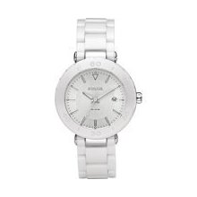 Fossil Ladies Ce1030 White Ceramic Bracelet Watch