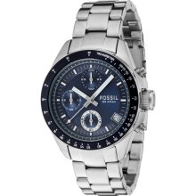 Fossil Men's Blue Dial Watch CH2640