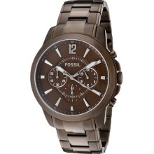 Fossil Men's Grant Brown Dial Watch FS4608