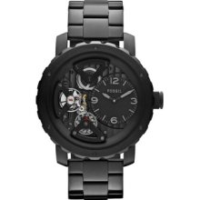 Fossil Men's Nate Twist Stainless Steel Watch - Black Me1133