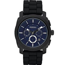 Fossil Silicone Watch in Black