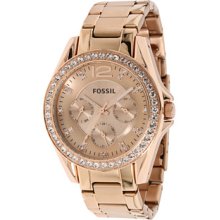 Fossil Women's ES2811 Gold Stainless-Steel Quartz Watch with Gold ...