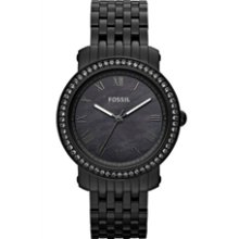 Fossil Women's ES3187 Emma Stainless Steel Watch - Black - 10% OFF