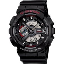 G Shock Quartz Black Dial Black Band - Men's Watch