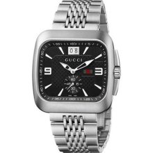 Gucci Men's 'Coupe' Stainless Steel Bracelet Watch ...