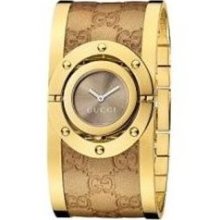 Gucci Watch, Womens Swiss Twirl Yellow Gold Plated Stainless Steel and