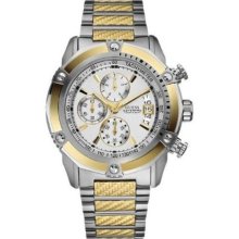 Guess Two Tone Stainless Steel Men's Watch U18507G1