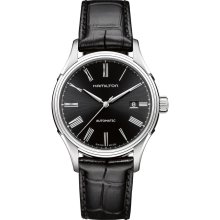 Hamilton H39515734 Watch Valiant Mens - Black Dial