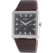 Hector H France Men's 'Fashion' Square Multifunction Watch 665104 ...