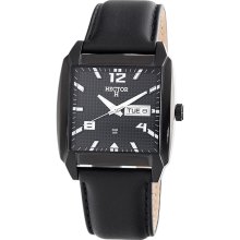 Hector H France Men's 'Fashion' Square Date Watch