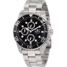 Invicta 1768 Men's Pro Diver Stainless Steel Coin Edge Bezel Chronogra