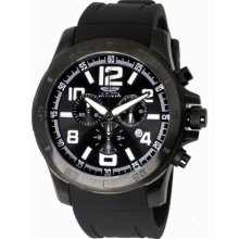 Invicta 1922 Men's Black Dial Rubber Strap Oversized Chronograph ...