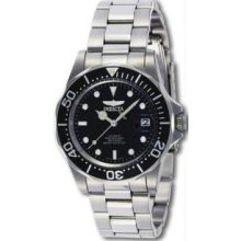 Invicta 8926 Mens Stainless Steel Pro Diver Black Dial Automatic