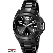 Invicta Black IP Stainless Steel Bracelet Mens Watch
