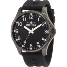 Invicta Men's 11399 Specialty Black Dial Black Polyurethane Watch, no box