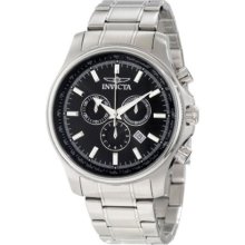 Invicta Men's Specialty Swiss Chronograph Black Dial Stainless St ...