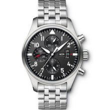 IWC Pilot's Chronograph Steel Watch 3777-04