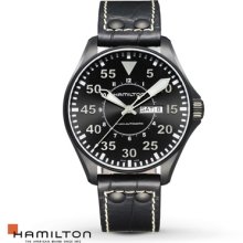 Jared Hamilton Menâ€™s Watch Khaki Pilot H64785835- Men's