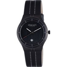 Johan Eric Men's JE3004-13-007 Skive Black Leather Watch