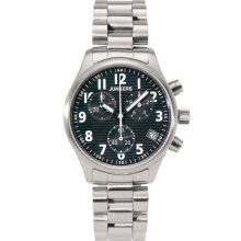 Junkers JU52 Black Chronograph Watch 6286M-2