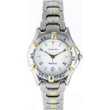 Krug Baumen 19161kl Ladies Oceanmaster White Dial Rrp Â£119