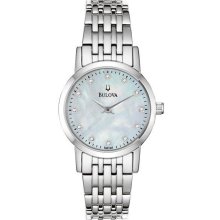 Ladies' Bulova Diamond Thin Watch