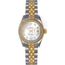 Ladies Rolex Gold/Steel 2-Tone Datejust Watch 179173