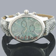 Ladies Techno Master Watches Womens Diamond Watch .65ct