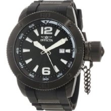 Men's 12966 I-Force Black Textured Dial Black Polyurethane