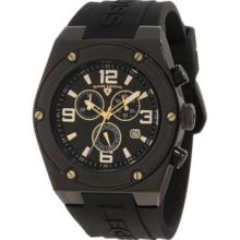 Men's 30025-BB-01-GA Throttle Chronograph Black Dial