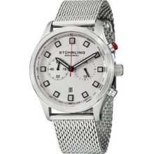 Men's 562.33113 Champion Victory Elite Quartz Chronograph Date Silver